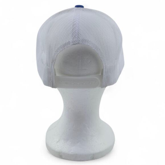 Camping World Trucker Hat Cap Blue White Mesh Snapback - Picture 6 of 8